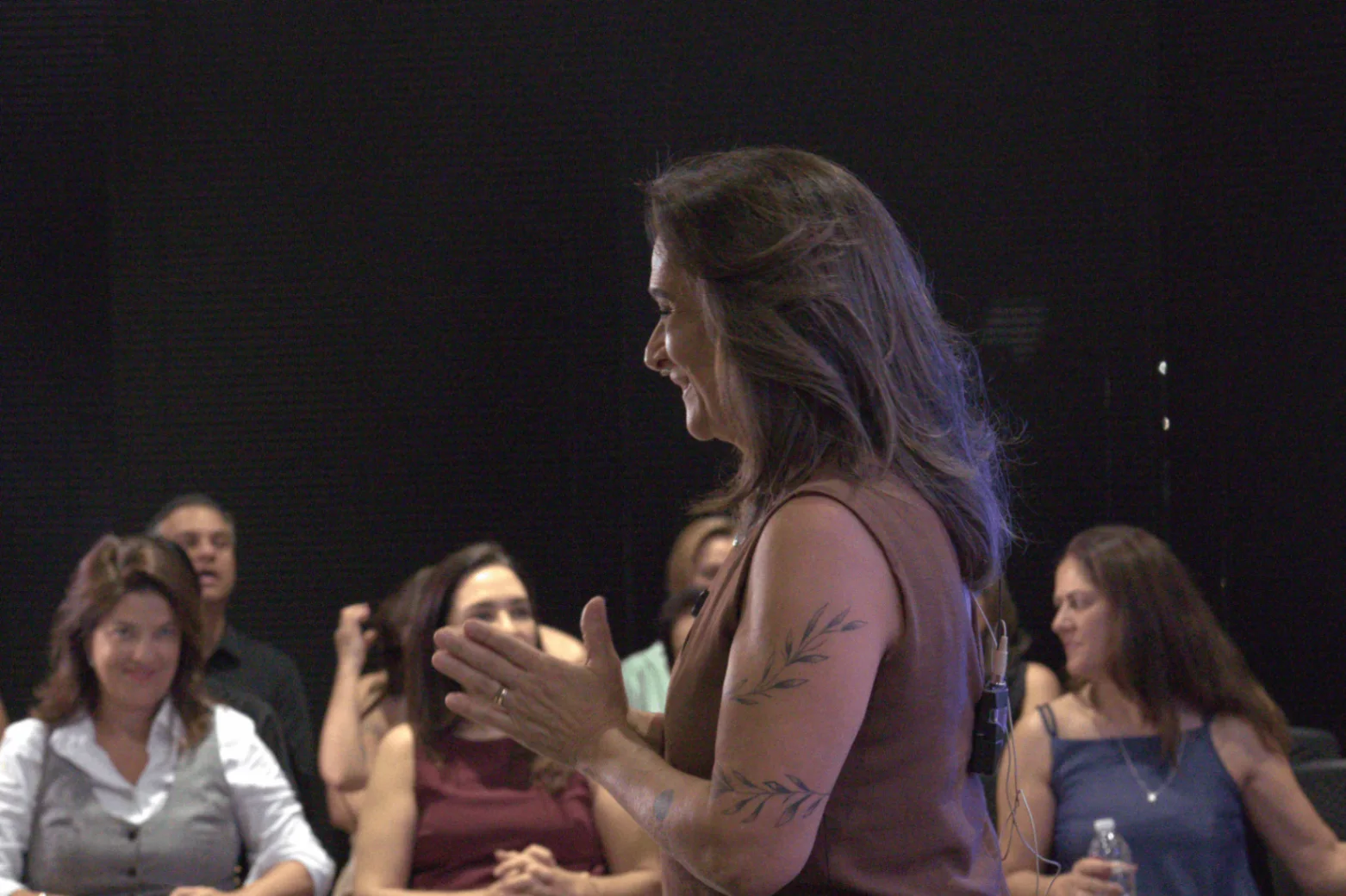 Simone Martins durante um evento profissional